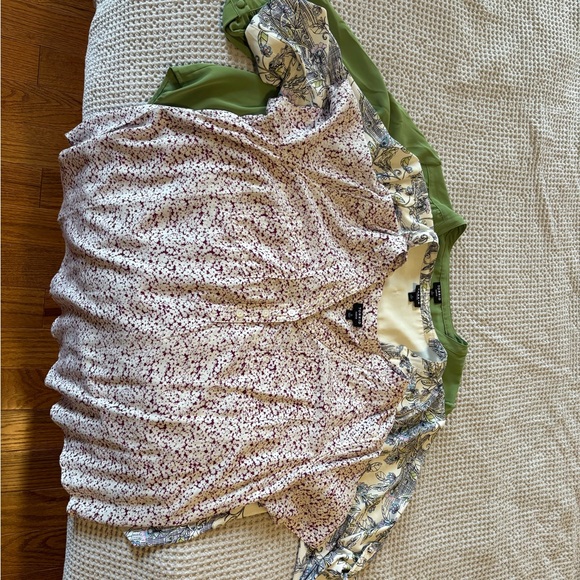 Torrid Harper Blouse Bundle - Floral, Cream, Olive - Picture 2 of 5
